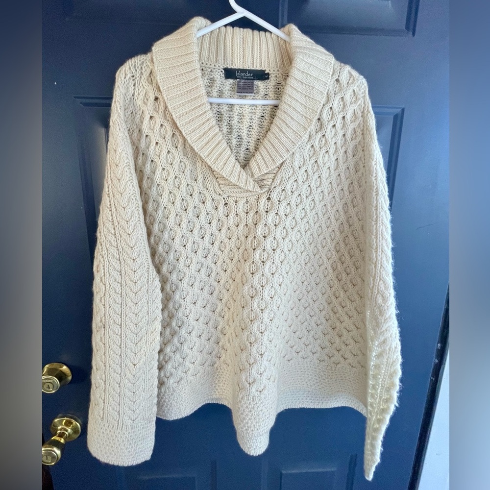 Islander Irish Merino Wool Poncho